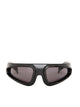 Rick Owens Sunglasses Shiny Ryder Blk