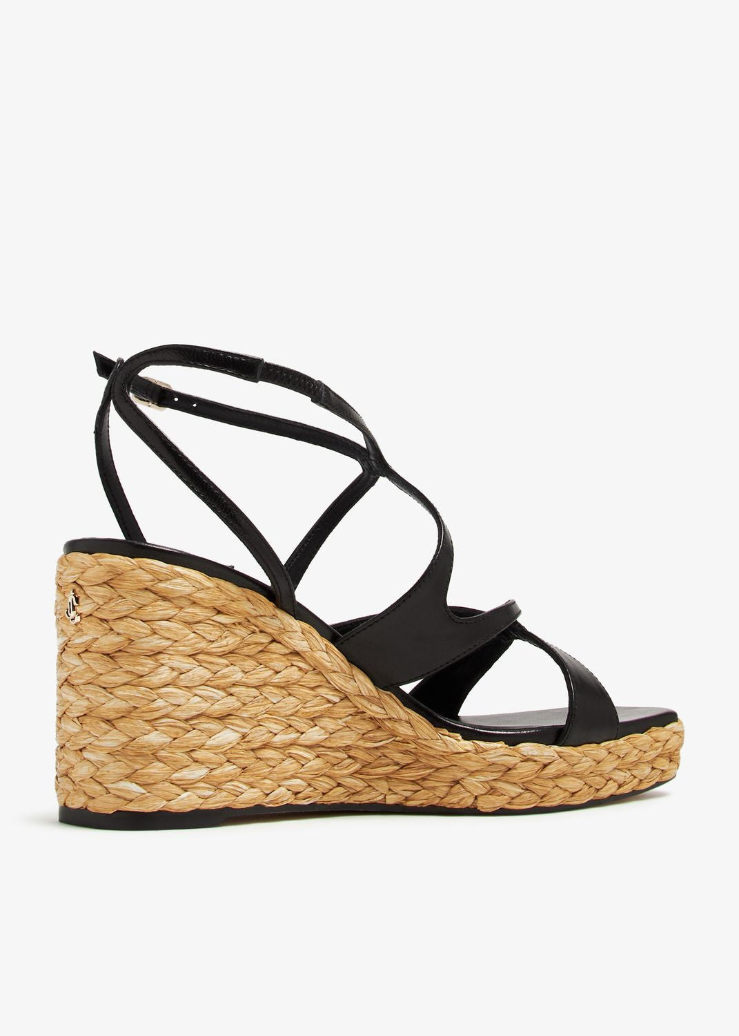 Jimmy Choo Ayla 85 Ctq Black Leather Heels