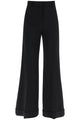 Moschino Couture Black Crepe Wide-Leg Pant