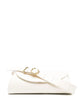 Jil Sander Ivory Leather Small Cannolo Shoulder Bag