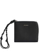 Jil Sander Black Leather Bill Wallets