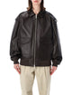 The Frankie Shop Viper Leather Jacket