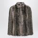 The Frankie Shop Beige Shaded Faux Fur-Effect Jacket