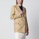 Tagliatore Doublebreasted Jacket In Beige Linen