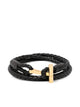 Tom Ford Braided Leather T Bracelet