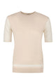 Agnona Knitted Wool-Blend Top