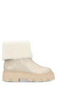 Moncler Stivaletti In Shearling Aurea