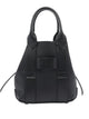 Hogan Script Small Leather Tote Bag