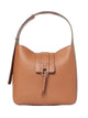 Hogan Hogan Trend Hammered Leather Hobo Shoulder Bag