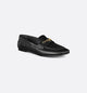 Dior Black Leather Ballerina