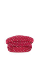 Ruslan Baginskiy Tyrian Purple Satin Baker Boy Hat