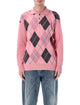 Jw Anderson Jw Anderson X Pringle Argyle Polo Sweater
