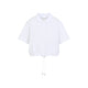 Moncler White Cotton Short Sleeves Polo