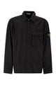 Stone Island Comfort Fit Overshirt With Press Studs