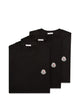 Moncler Logo Patch Cotton T-Shirt (Pack Of Three)