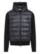 Moncler Wool And Nylon Padded Cardigan