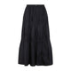 Moncler Black Polyamide Tiered Drawstring Skirt