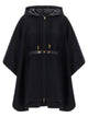 Moncler Two-Material Cape