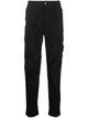 Stone Island Black Cotton Elastan Trousers