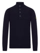 Stone Island Button Placket Knitted Sweater