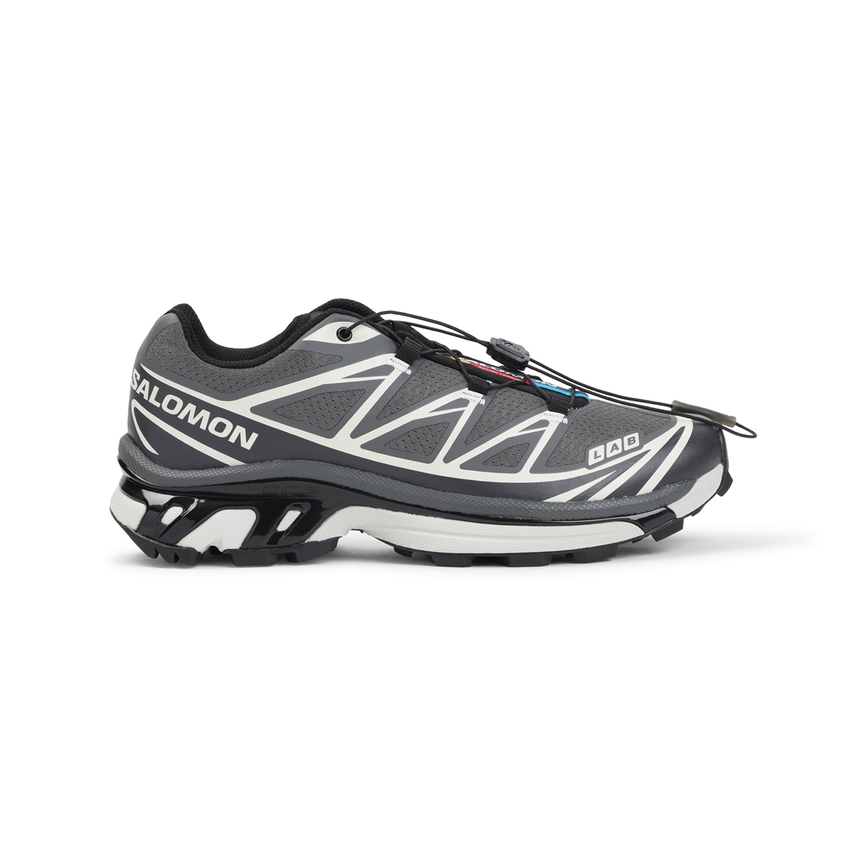 Salomon Grey Xt-6 Textile Sneakers