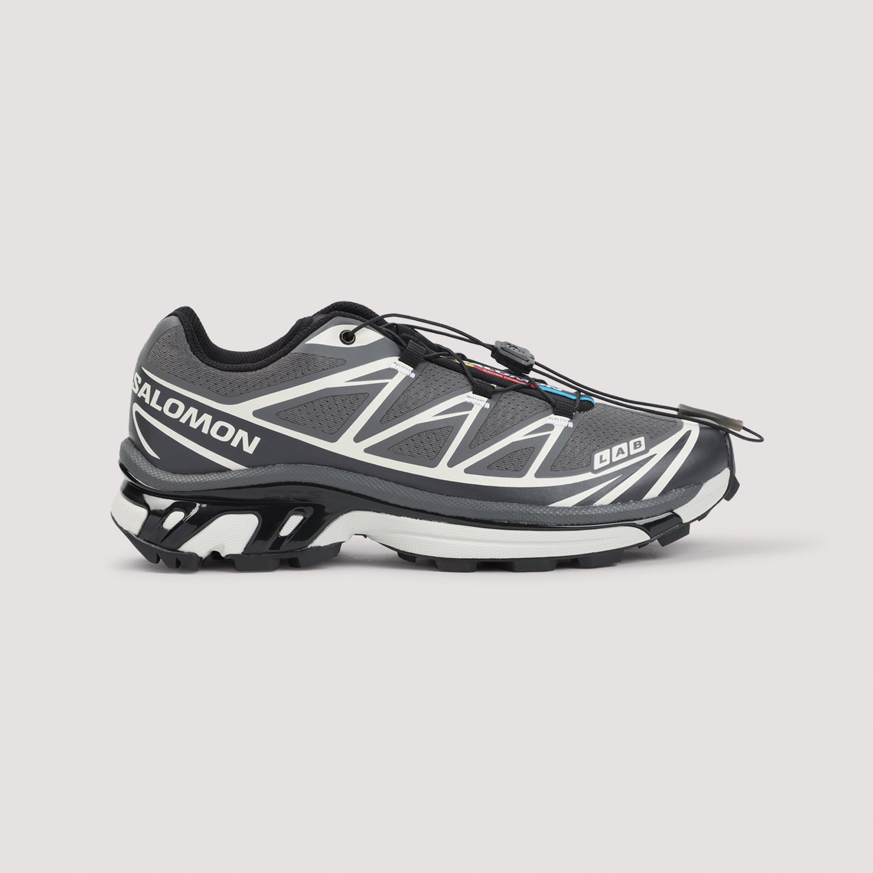 Salomon Grey Xt-6 Textile Sneakers