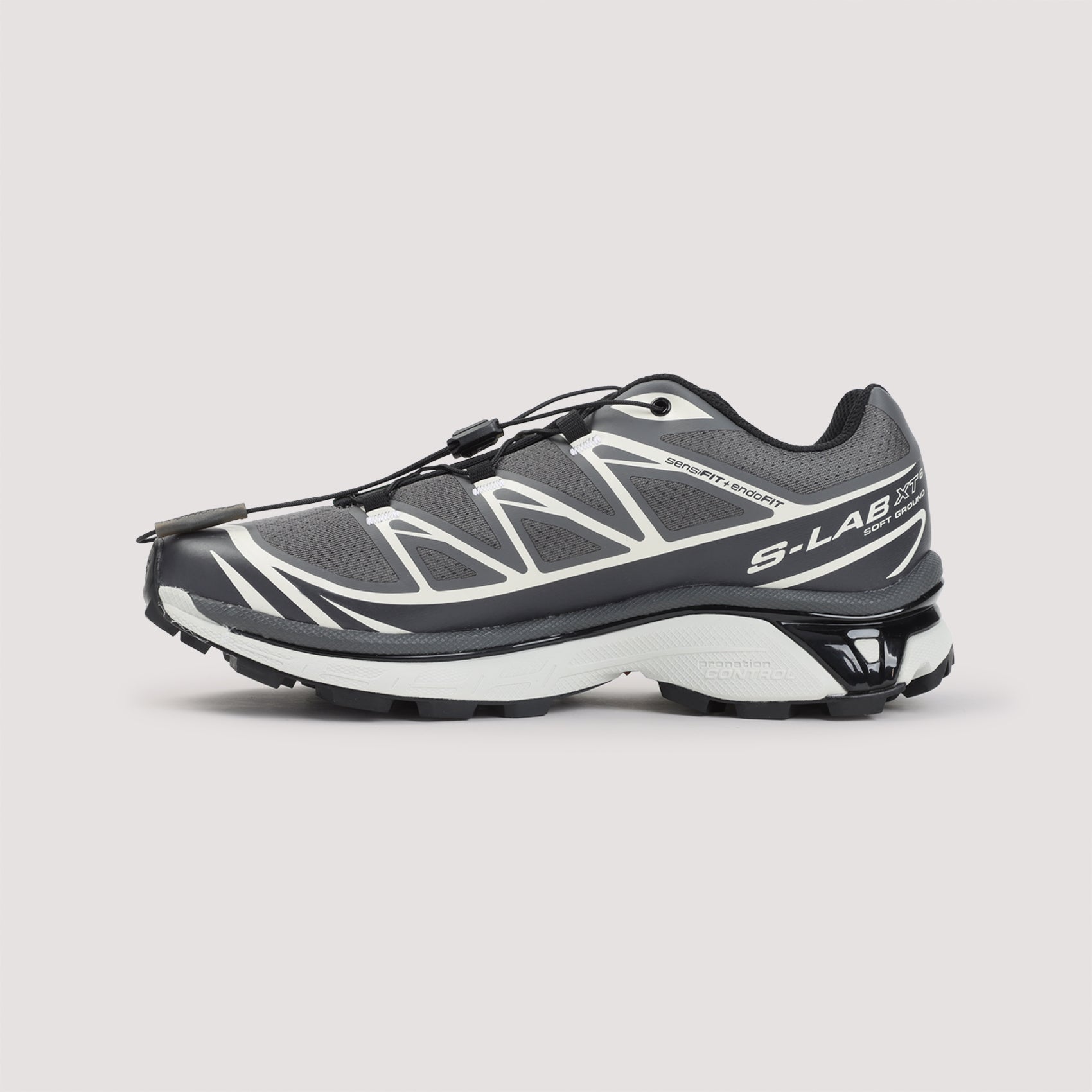 Salomon Grey Xt-6 Textile Sneakers