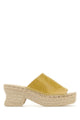 Loewe Mustard Leather Petal Paula S Ibiza Wedges