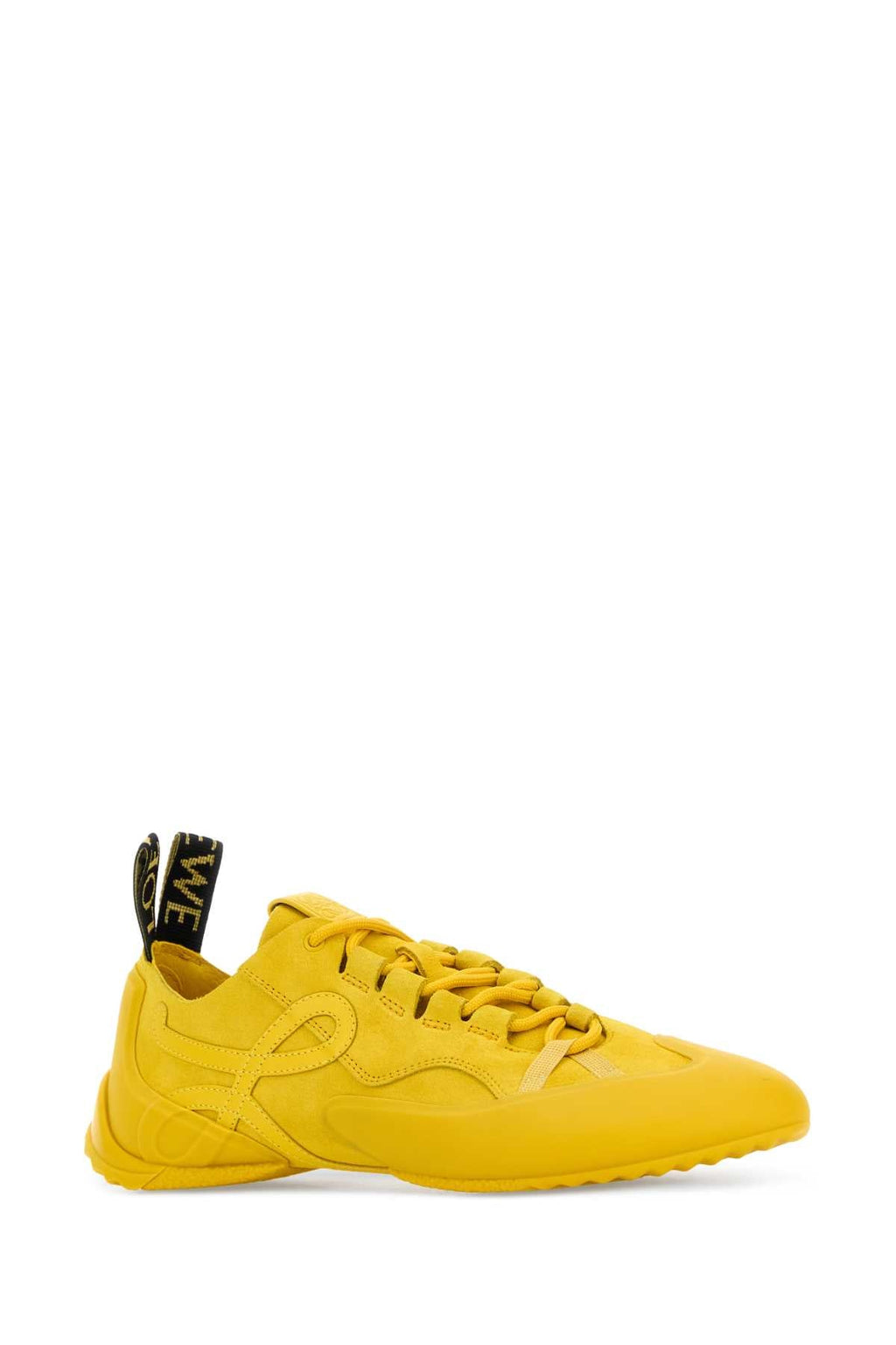 Loewe Yellow Suede Grip Sneakers