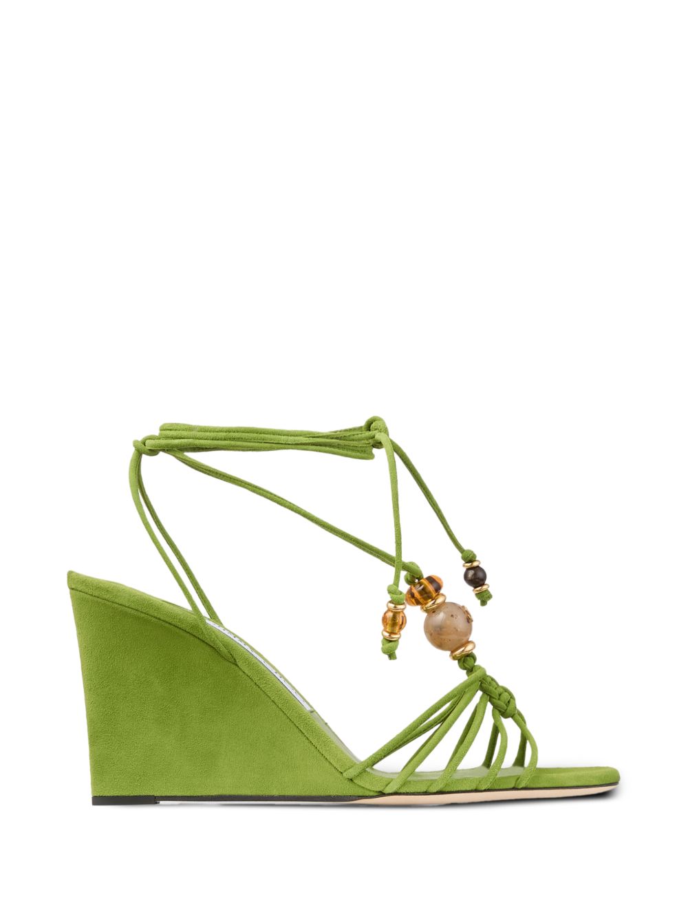 Jimmy Choo Lova Suede Leather Wedge Sandals