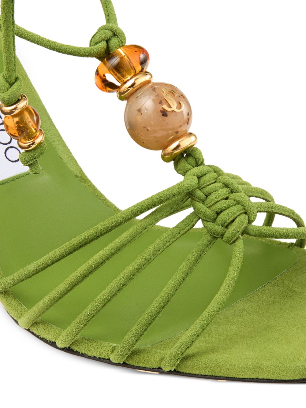 Jimmy Choo Lova Suede Leather Wedge Sandals