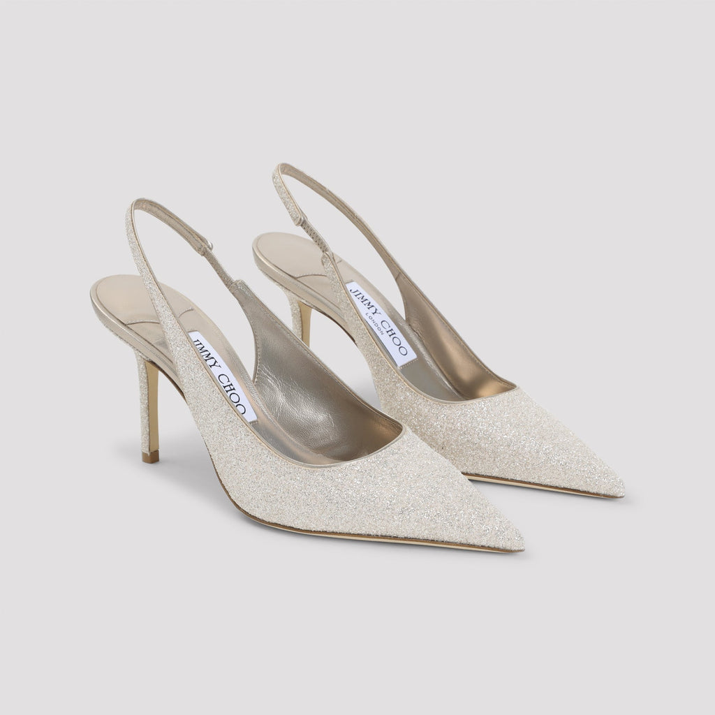 Jimmy Choo Metallic Leather Love 85