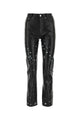 Durazzi Milano Black Leather Pant
