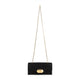 Lanvin Black Invitation Evening Small Black Silk Pouch