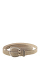 Brunello Cucinelli Suede Calfskin Belt