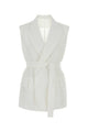 Brunello Cucinelli White Cotton Blend Vest
