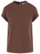 Brunello Cucinelli Stretch Cotton Jersey T-Shirt With Precious Faux Layering