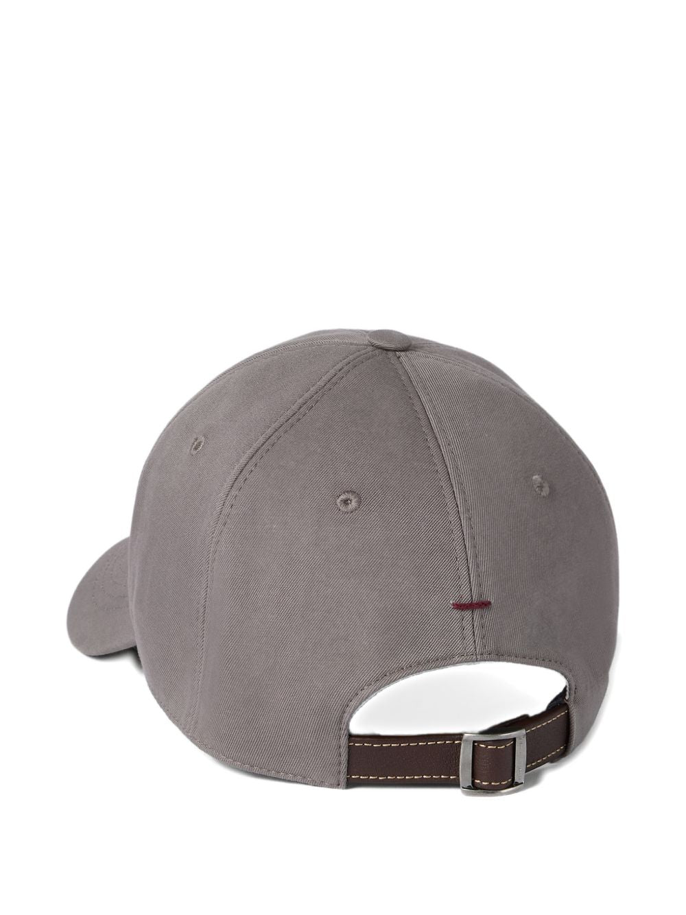 Brunello Cucinelli Baseball Cap In Garment-Dyed Twisted Cotton Gabardine With Embroidered Logo