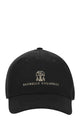 Brunello Cucinelli Baseball Cap In Garment-Dyed Twisted Cotton Gabardine With Embroidered Logo