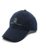 Brunello Cucinelli Baseball Cap In Garment-Dyed Twisted Cotton Gabardine With Embroidered Logo