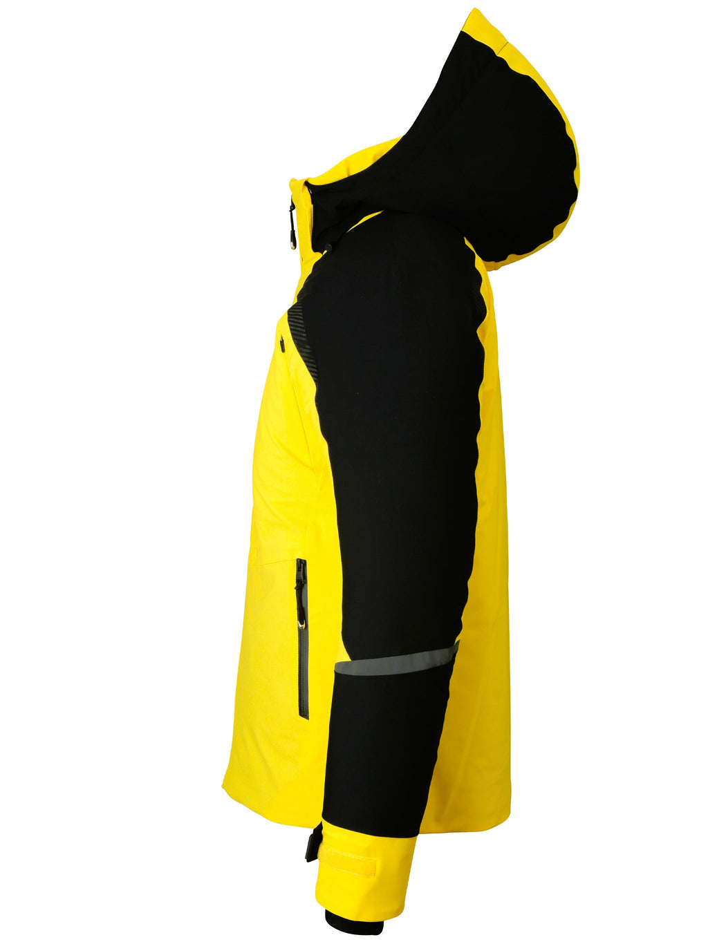 Phenix Streamlined Yellow Nylon Ski Jacket