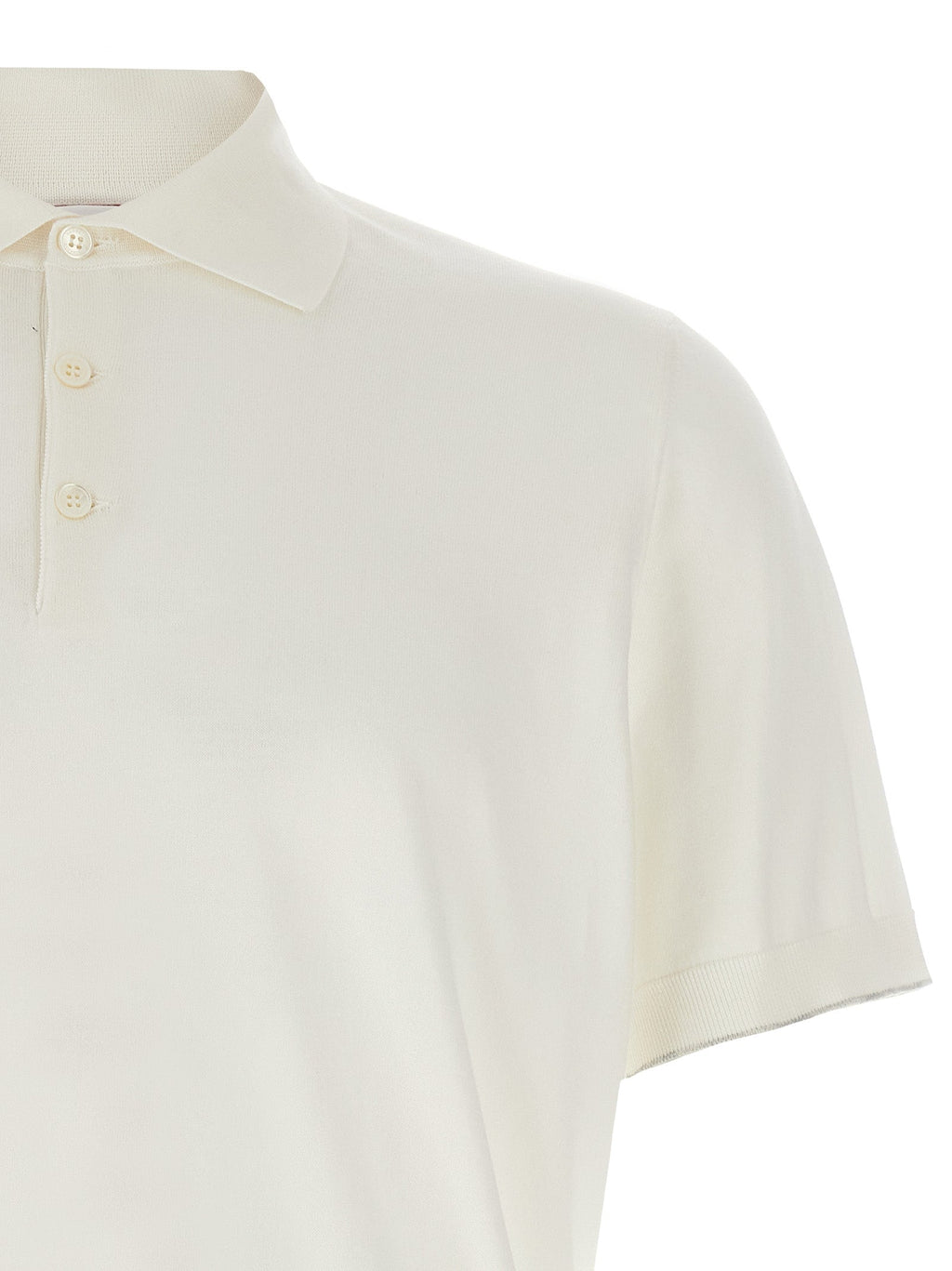 Brunello Cucinelli Stretch Cotton Polo Shirt