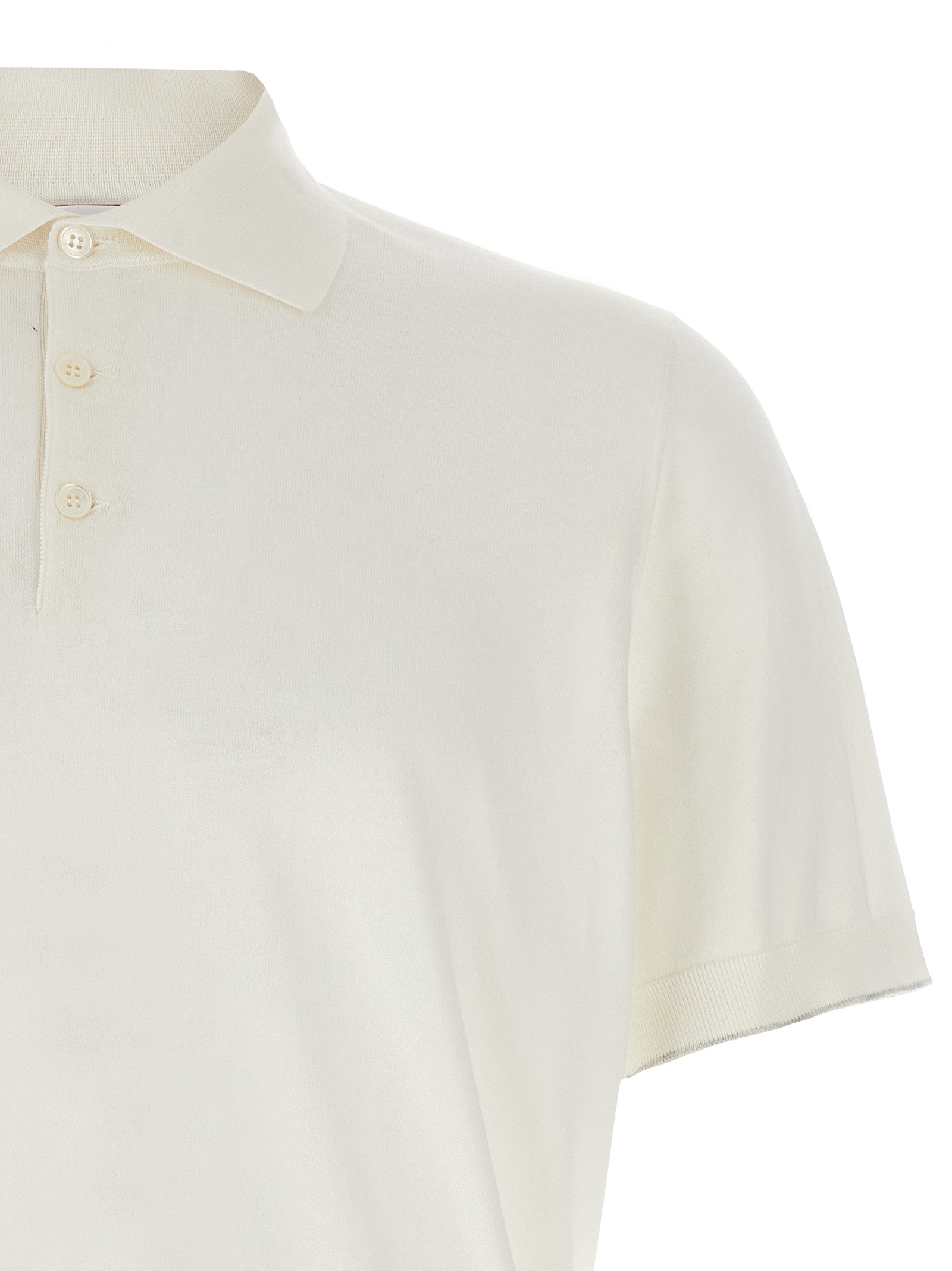 Brunello Cucinelli Stretch Cotton Polo Shirt