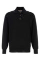 Brunello Cucinelli Black Cotton Polo Shirt