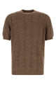 Brunello Cucinelli Brown Knit T-Shirt