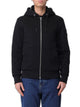 Moose Knuckles Classic Bunny Black Cotton Hoodie