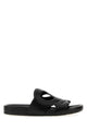 Loewe Black Leather Paula S Ibiza Ease Monogram Slippers