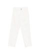 Eleventy White Cotton Trousers