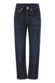 Brunello Cucinelli Straight Trousers In Authentic Denim With Shiny Bartack