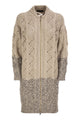 Fabiana Filippi Long Openwork Wool, Silk And Cashmere Cardigan
